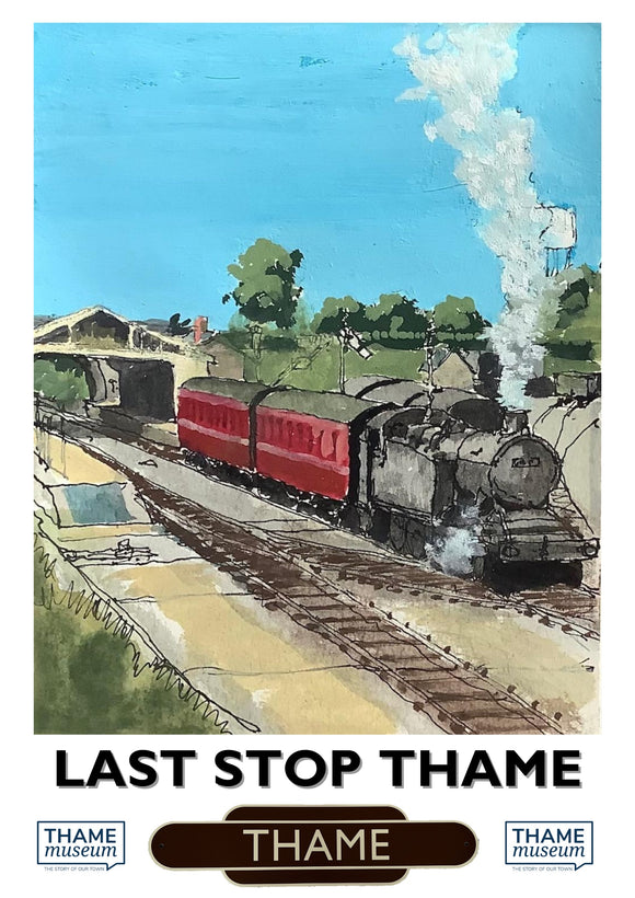 Last Stop Thame Postcard