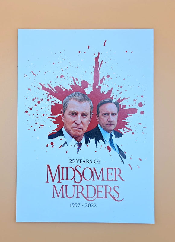 Postcard - 25 years of Midsomer