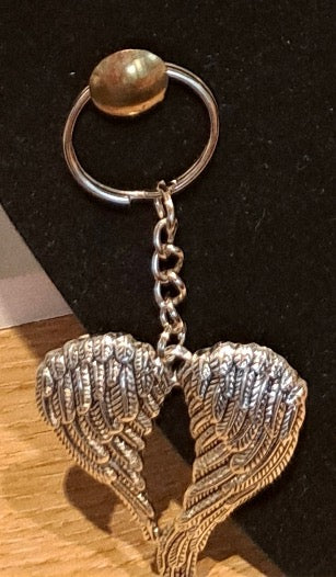 Silver Wings Key Ring