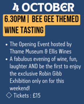 Bee Gee Themed Wine Tasting Evening