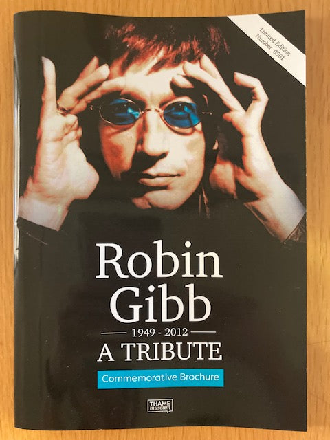 Official, Thame Museum, Limited Edition Brochure of the Robin Gibb 'A Tribute' Exhibition